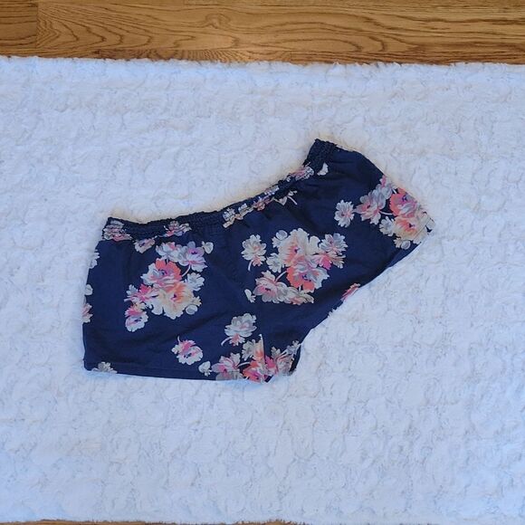 Aerie Navy Blue & Floral Sleep Shorts, Women's Extra Large, Decent Condi… - Picture 5 of 5